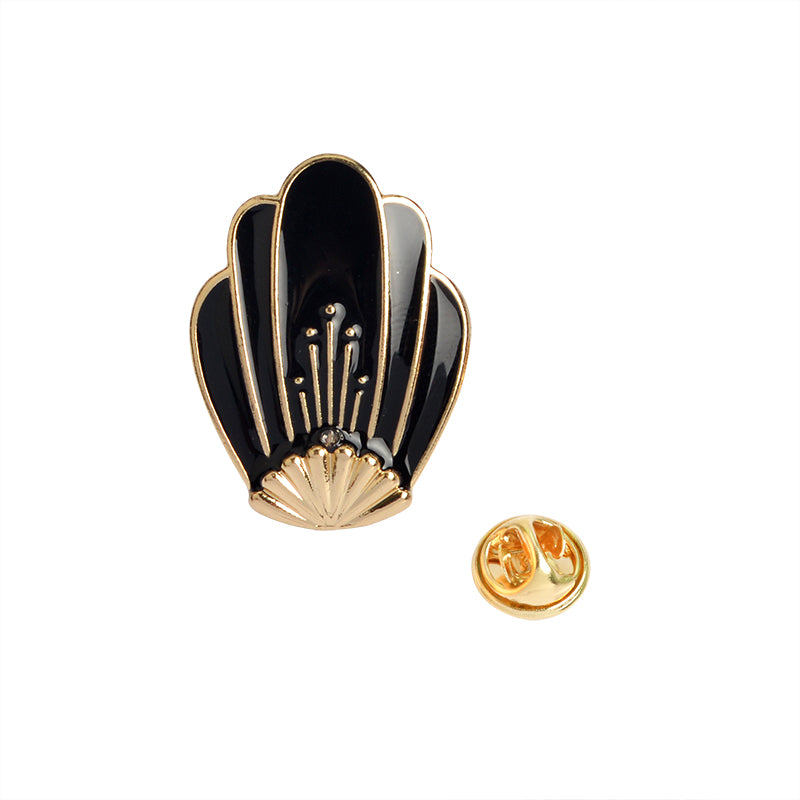 12 pcs/set Snow Mountain Apple Pineapple House Shell Sheep Fox Brooch Pin Women Men Shirt Jacket Badge Pins Fashion Jewelry