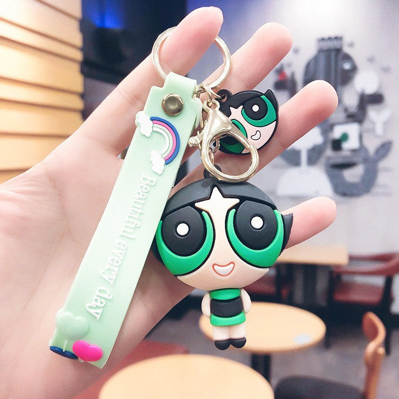 Backpack Unicorn Spaceman Silicone Doll Keychain Pendant