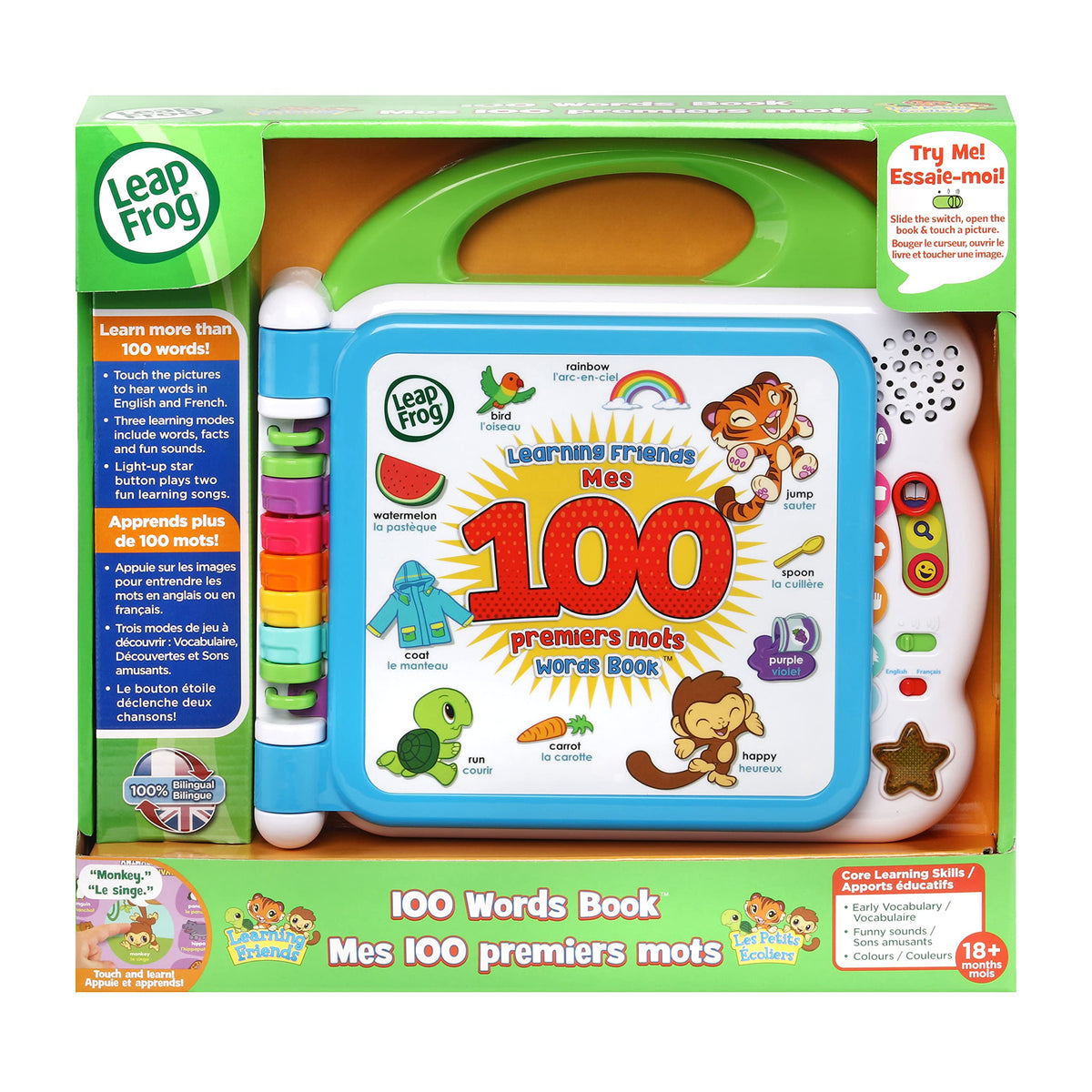 LeapFrog 100 Words About Places I Go Book (Bilingual English-French)