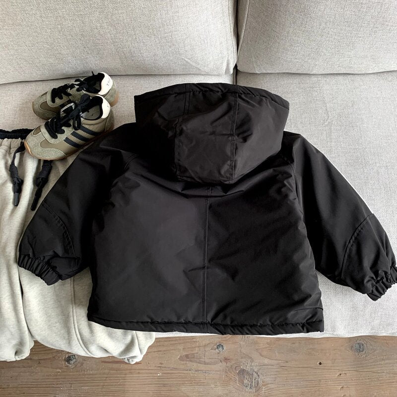 Baby girl's jacket warm cotton jacket thick coat