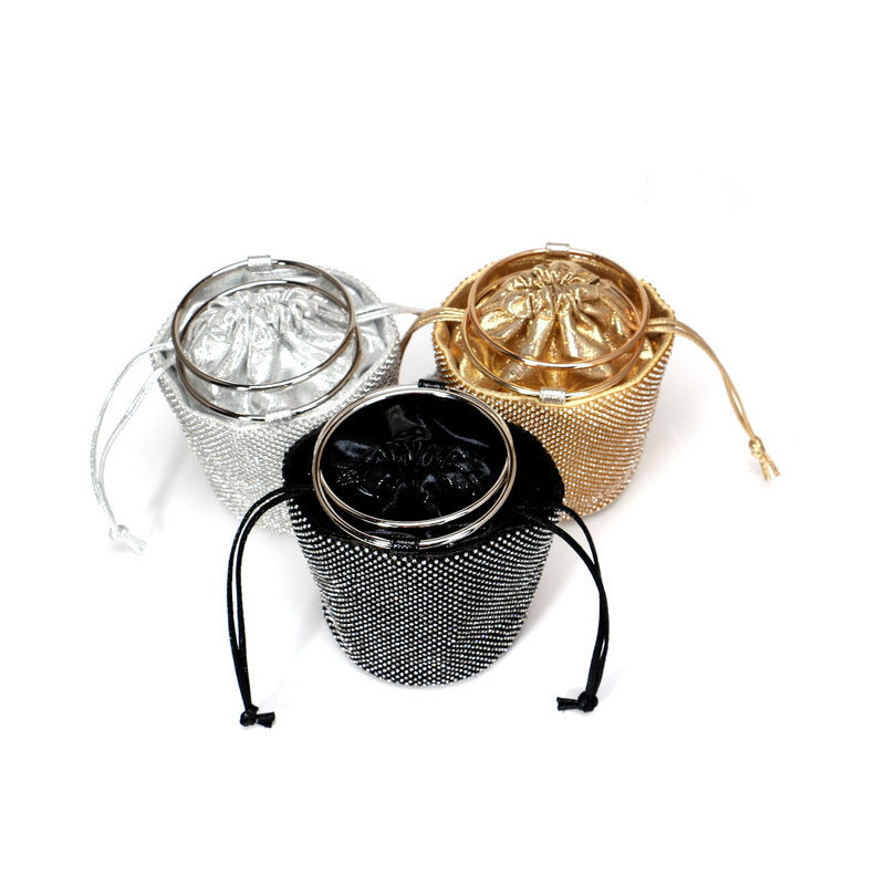 Diamond-Studded Evening Bag Luxury Banquet Bag Hand Clutch Bag Dress Evening Bag