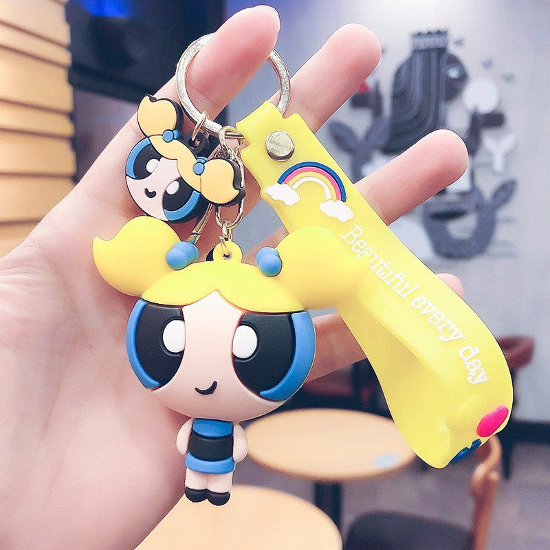 Backpack Unicorn Spaceman Silicone Doll Keychain Pendant